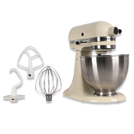 KitchenAid® K45SS 4.5-Qt Stand Mixer — Hobart Era, 10-Speed, USA Made, 250 W
