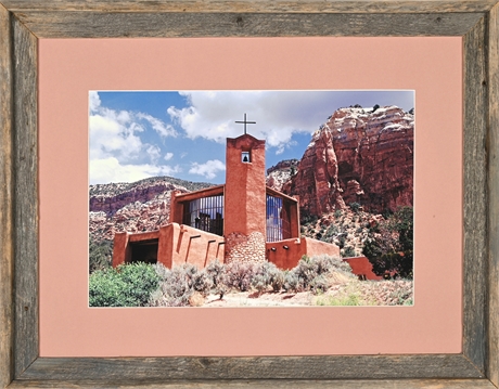 "Christ in the Desert Monastery" Frame Photograph Print