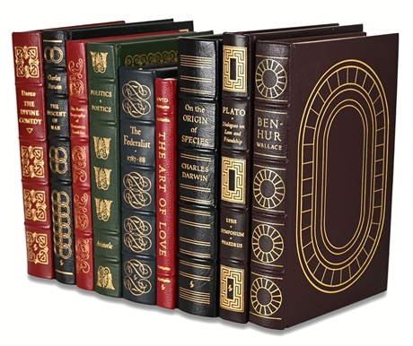 Easton Press Leather-Bound Classics – Set of 9 Volumes