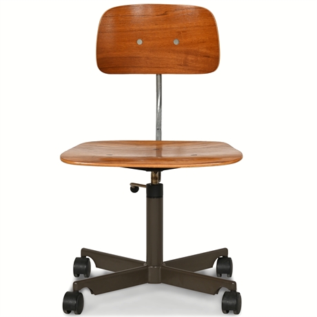 Rabami Danish Teak Kevi Desk Chair