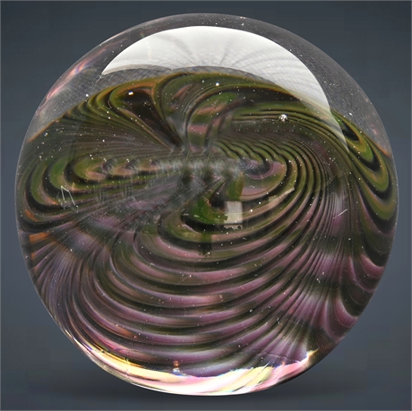 Nitrix Blown Glass Paperweight