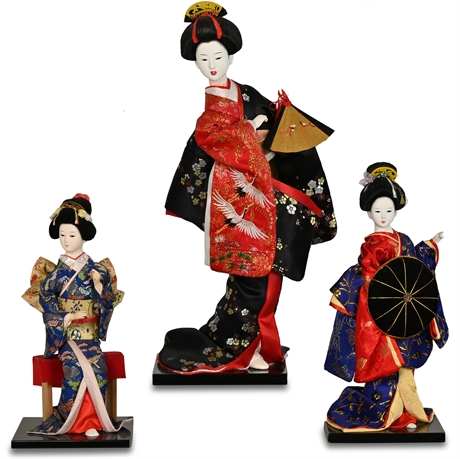 Vintage Geisha Dolls