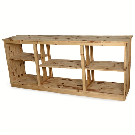 Solid Wood Storage Shelf