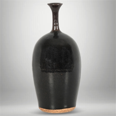 Narrow Neck Stoneware Bud Vase