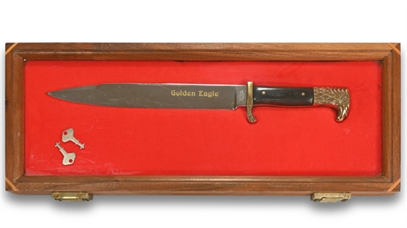 Kershaw Solingen Germany Rostfrei "Golden Eagle" Dagger Knife