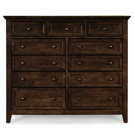 San Mateo 11 Drawer Dresser  – Tuscan Finish