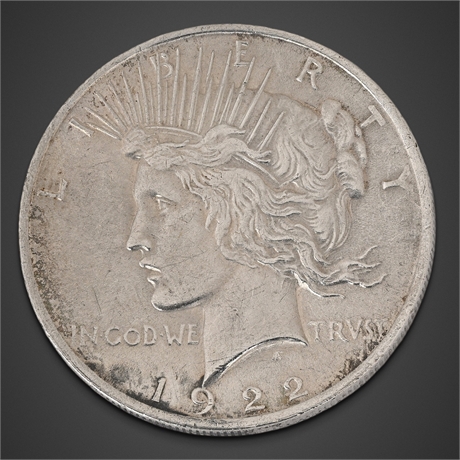 1922 Peace Silver Dollar, Philadelphia Mint