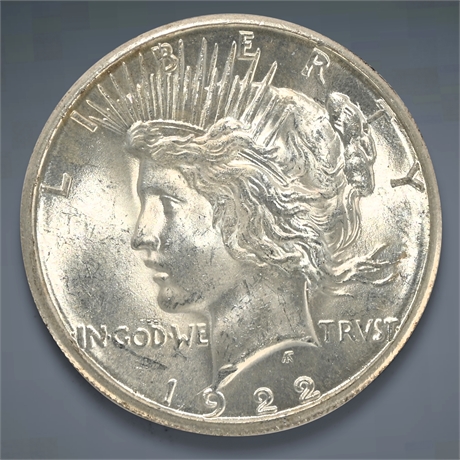 1922 Peace Silver Dollar - San Francisco Mint (S Mint Mark)