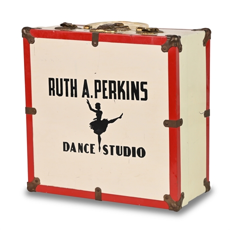 1950's Ruth A. Perkins Dance Studio Travel Case