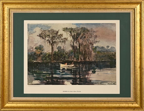 "St. John's River, Florida" Framed Print