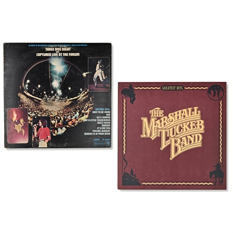 Marshall Tucker & Three Dog Night LP Record Lot