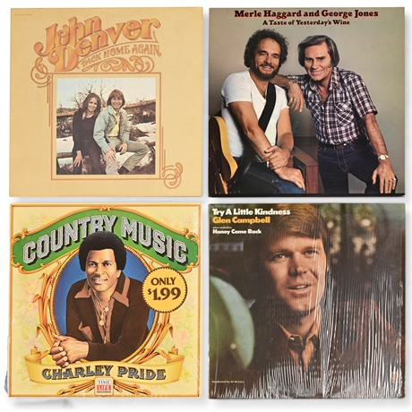 Classic Country Merle Haggard and George Jones, John Denver, Charley Pride