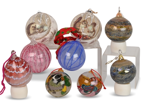 Blown Glass & Painted Ornaments