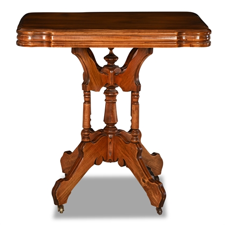 Antique Walnut Parlor Table