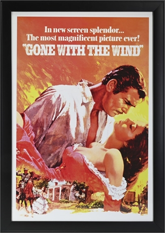 Gone With The Wind Framed Movie Poster Repro
