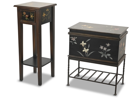 Pier 1 Trunk and Side Table