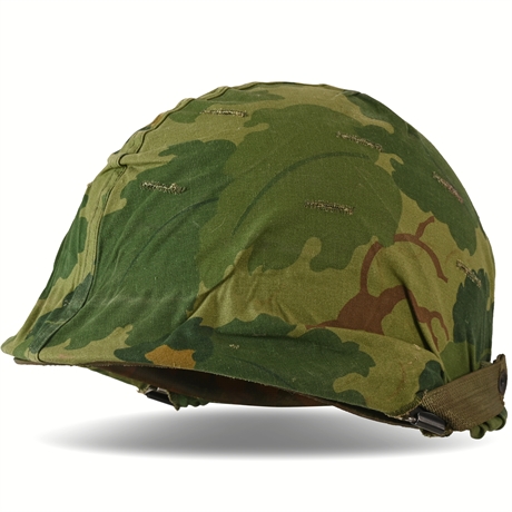 Original Vietnam U.S. M-1C Paratrooper M1 Helmet
