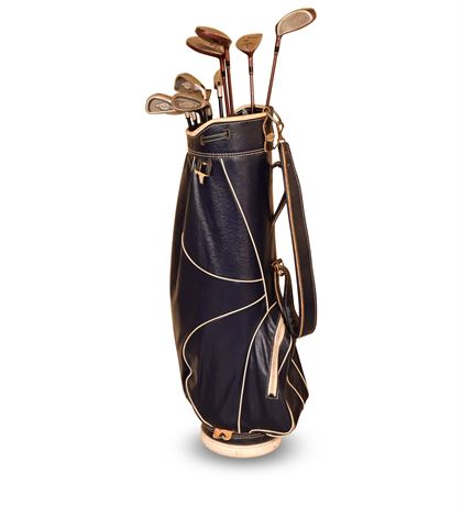 Titleist Golf Bag with Clubs