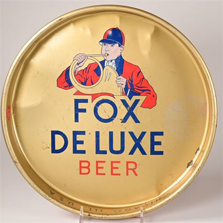Vintage Fox Deluxe Beer Serving Tray