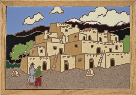 Taos Pueblo Art Tile