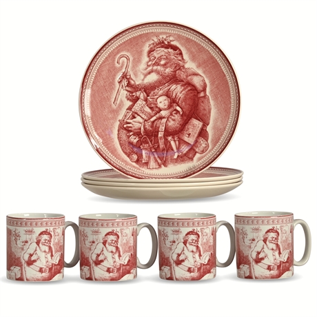 Spode Saint Nick Williams-Sonoma Set