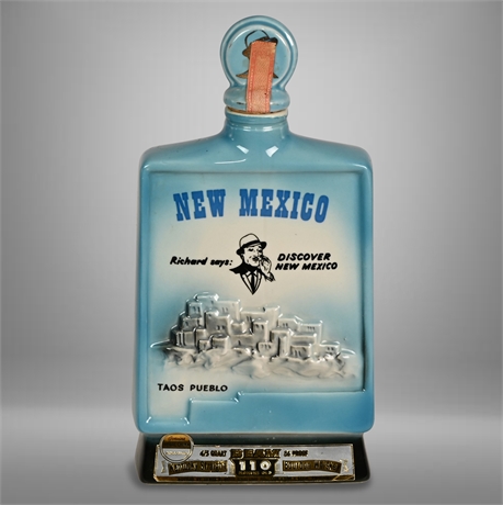Vintage Jim Beam New Mexico Bottle
