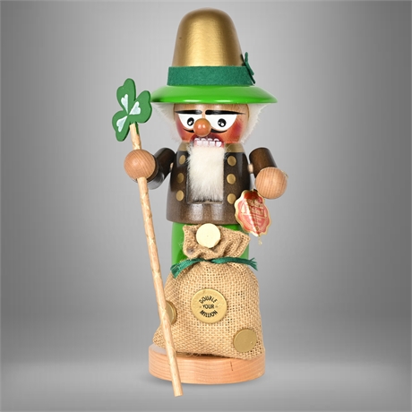 Steinbach “Double Your Million” Leprechaun Nutcracker w/ Box