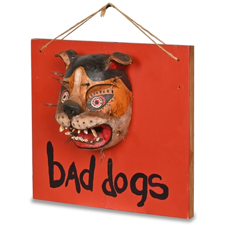 'Bad Dogs' 3D Art Panel