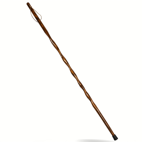 55" Twisted Wood Walking Stick