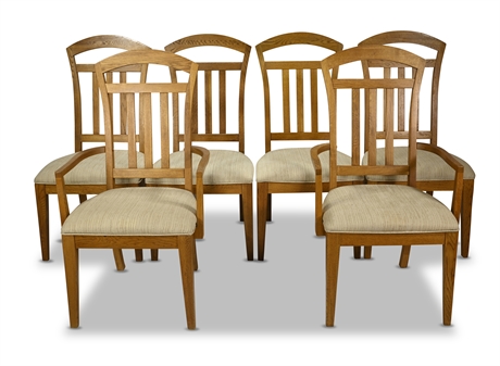 Contemporary Oak Dining Chairs