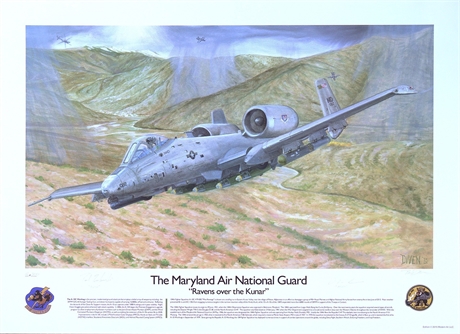 'Ravens Over The Kunar' - Bob Diven Signed Limited Edition Print (Artist Proof)