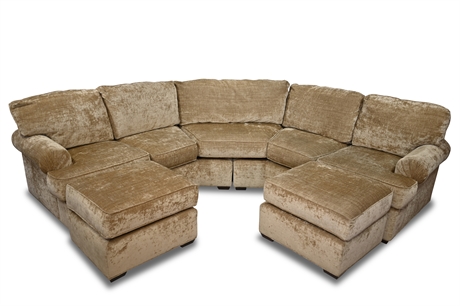 Conversation Sectional with Ottoman