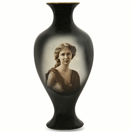 Early 1900s Warwick IOGA Portrait Vase