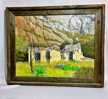 Dripping Springs Framed Painting