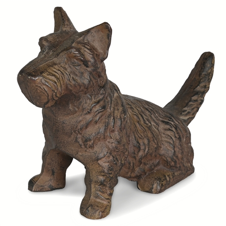 Cast Iron "Scottie' Dog Door Stop