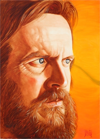 'The Orange Self Portrait' - Bob Diven Original