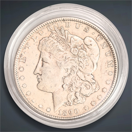 1890 Morgan Silver Dollar