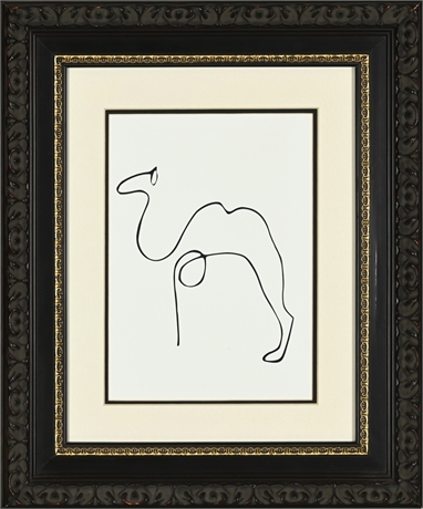 Pablo Picasso "Camel" Line Drawing Print