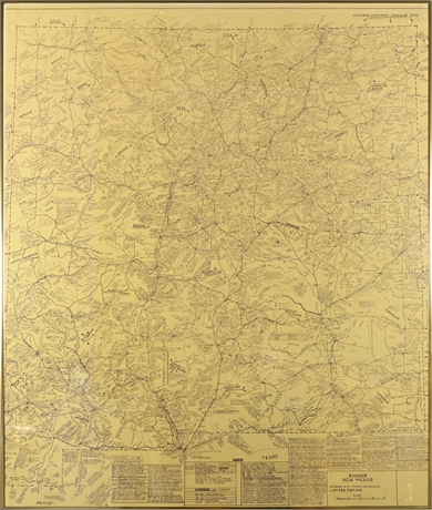 1971 Pioneer New Mexico Map