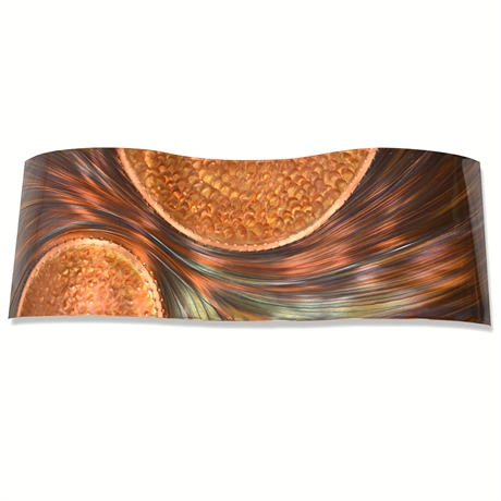 Claymoon Copper Collection Wall Sculpture — Handcrafted in USA, 41"