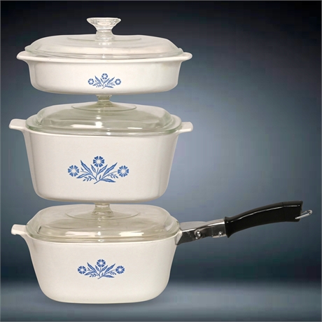 Corning Ware 'Blue Cornflower' Baking Dishes