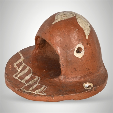 Santa Clara Pueblo Redware Horno Incense Burner