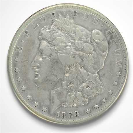 1889-CC Morgan Silver Dollar