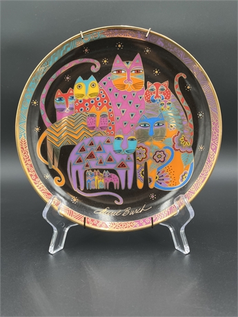 LAUREL BURCH "FABULOUS FELINES" DECORATIVE PLATE