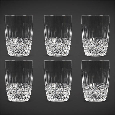 Waterford Crystal Lismore Tumblers – Set of 6, Signed