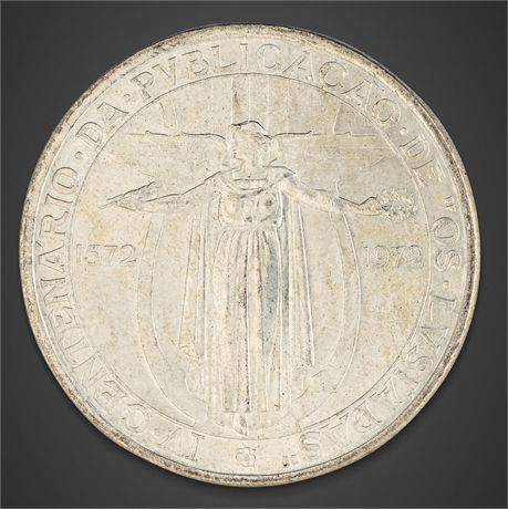 1972 Portugal 50 Escudos – Silver, Os Lusíadas Commemorative