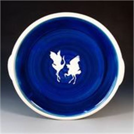 Crane Plate by Janice Cook