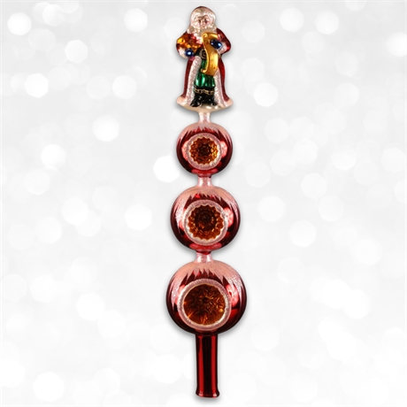 Christopher Radko "Supreme Santa" Finial (Tree Topper)