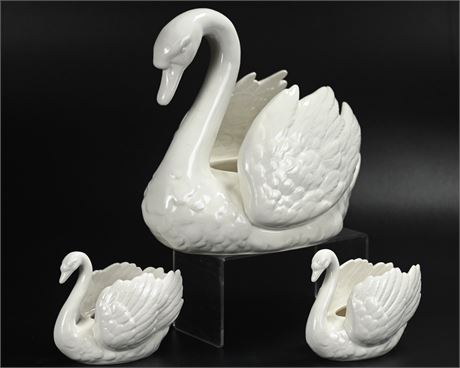 Vintage Goebel Porcelain Swans