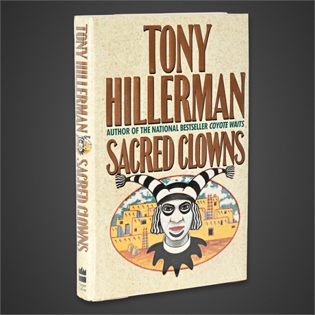 Tony Hillerman Sacred Clowns — Signed/Inscribed 1st Ed HC 1993